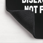 Bisexuell, aber nicht für dich mousepad (Ecke)