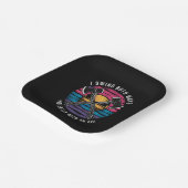 Bisexuell ich schwinge beide Wege als Funny-Bi-Pri Pappteller (Gewinkelt)