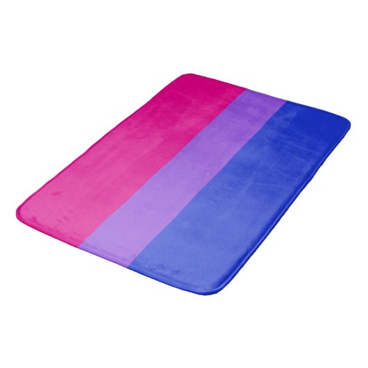Bisexuelle Bath-Mat: lebhafte Unterstützung Badematte (Schrägansicht)