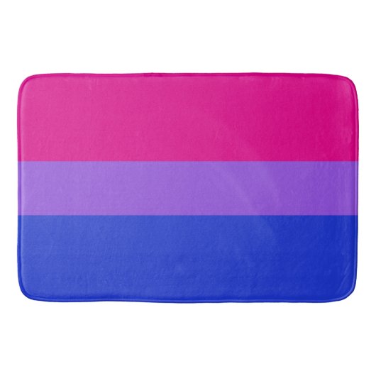 Bisexuelle Bath-Mat: lebhafte Unterstützung Badematte (Vorderseite)