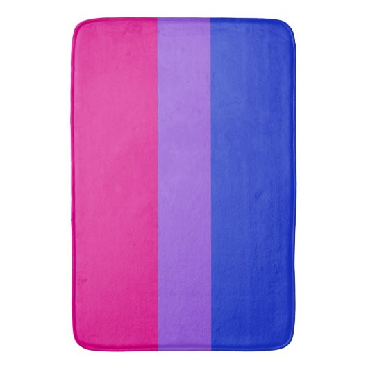 Bisexuelle Bath-Mat: lebhafte Unterstützung Badematte (Vorderseite Vertikal)