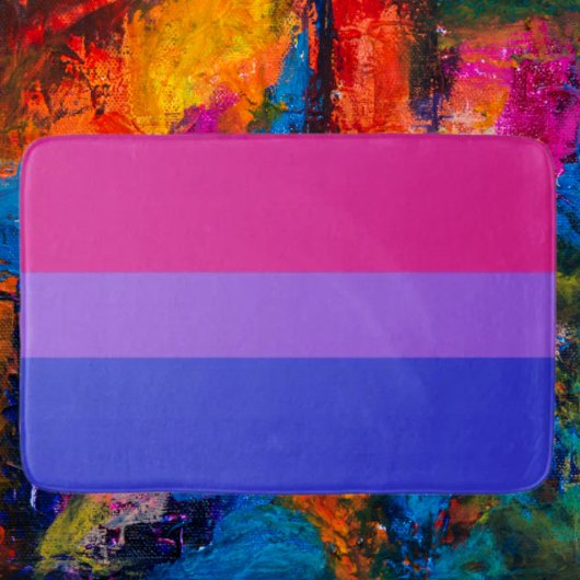 Bisexuelle Bath-Mat: lebhafte Unterstützung Badematte