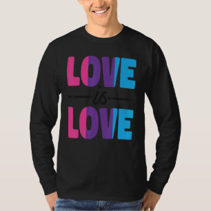 Bisexuelle Bi Pride Liebe Liebe T-Shirt