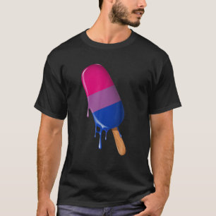 Bisexuelle Bisexuelle Fahne Eiscreme LGBTQ Bisexue T-Shirt