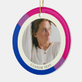 Bisexuelle Fahne Fest Geschenk des Himmels Keramik Ornament (Links)