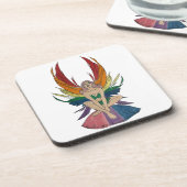 Bisexuelle Fee Getränkeuntersetzer (Linke Seite)