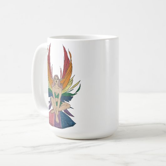 Bisexuelle Fee Kaffeetasse (Vorderseite Links)