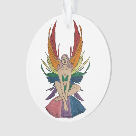 Bisexuelle Fee Ornament (Vorderseite)