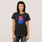 Bisexuelle Flag Farbe Frösche Subtle Bi Pride Lgbt T-Shirt (Vorne ganz)