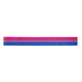 Bisexuelle Flag & Prix Community/Geschlechterflagg Satinband (Vorderseite)