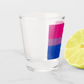 Bisexuelle Flag- und Priestergemeinde/Geschlechter Schnapsglas (Links)