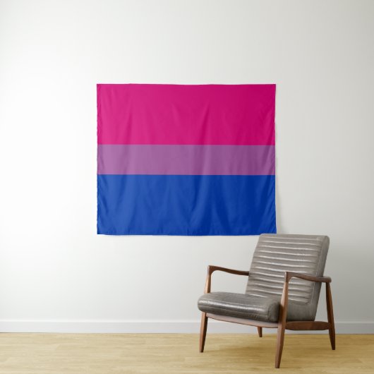 Bisexuelle Flagge 50 x 60 Wandteppich (Beispiel (Horizontal))
