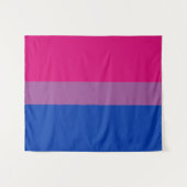 Bisexuelle Flagge 50 x 60 Wandteppich (Vorderseite (Horizontal))