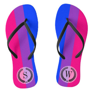 Bisexuelle Flagge Badesandalen