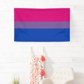 Bisexuelle Flagge Banner (Insitu)