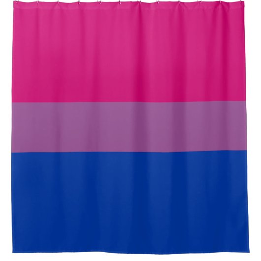 Bisexuelle Flagge Duschvorhang (Vorderseite)