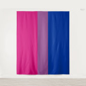 Bisexuelle Flagge Extra große LGBT Wandteppich (Vorderseite)