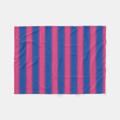 Bisexuelle Flagge Fleecedecke (Vorderseite (Horizontal))
