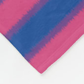 Bisexuelle Flagge Fleecedecke (Ecke)