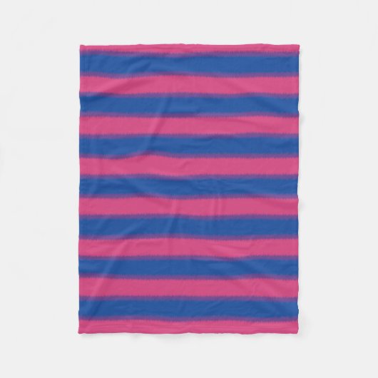 Bisexuelle Flagge Fleecedecke (Vorderseite)