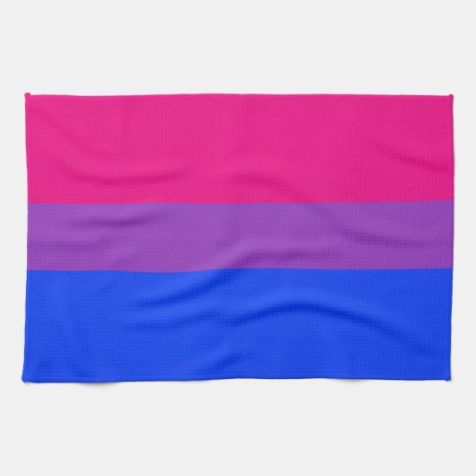 Bisexuelle Flagge Handtuch (Horizontal)