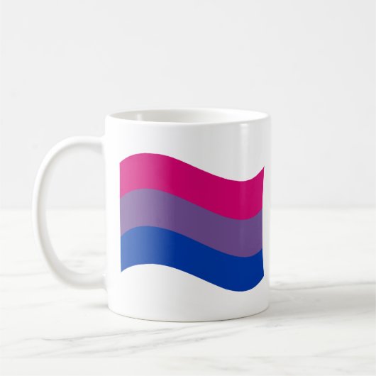 Bisexuelle Flagge Kaffeetasse (Links)