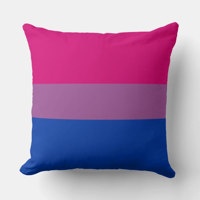 Bisexuelle Flagge Kissen (Vorderseite)