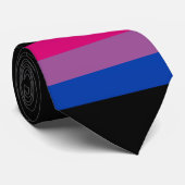 Bisexuelle Flagge Krawatte (Gerollt)