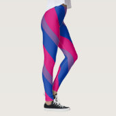 Bisexuelle Flagge Leggings (Rechts)