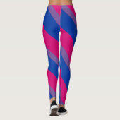 Bisexuelle Flagge Leggings (Rückseite)