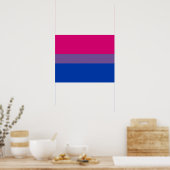 Bisexuelle Flagge Poster (Küche)