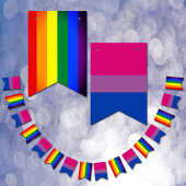 Bisexuelle Flagge & Regenbogenflagge, Stolz/Geschl