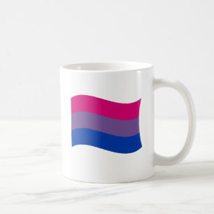 BISEXUELLE FLAGGE SCHWENKEND KAFFEETASSE