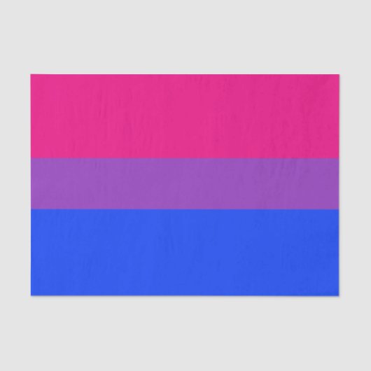 Bisexuelle Flagge Seidenpapier (Vorderseite)