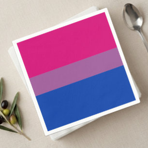 Bisexuelle Flagge Servietten, Pride, Geschlechtsfl Serviette
