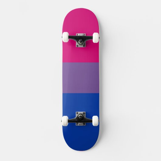 Bisexuelle Flagge Skateboard (Vorderseite)