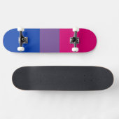 Bisexuelle Flagge Skateboard (Horizontal)