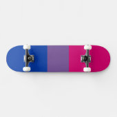 Bisexuelle Flagge Skateboard (Horizontal)