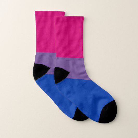 Bisexuelle Flagge Socken (Paar)