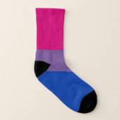 Bisexuelle Flagge Socken (Links - Innen)