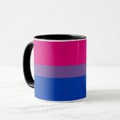 Bisexuelle Flagge Tasse (Vorderseite Links)