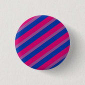 Bisexuelle Flaggen | Bisexueller Stolz Button (Vorderseite)