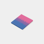 Bisexuelle Flaggen - Nachhinweise Post-it Klebezettel (angewinkelt)