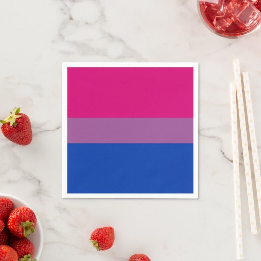 Bisexuelle Flaggen und Priester/Geschlechterflagge Serviette (Beispiel)