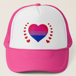 Bisexuelle Flaggen und Priester/Geschlechterflagge Truckerkappe