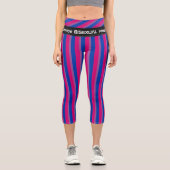 Bisexuelle Flaggen und Priestergemeinde/Geschlecht Capri Leggings (Vorderseite)