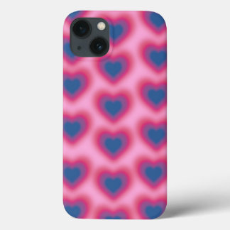 Bisexuelle Flaggenfarbe auf einem verschwommenen H Case-Mate iPhone Hülle