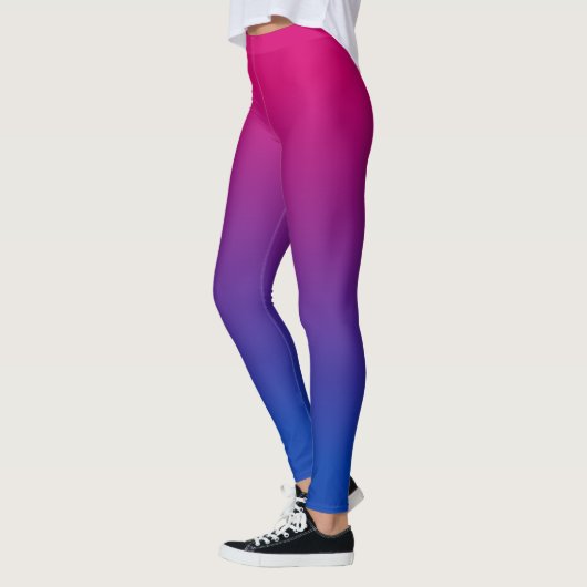 Bisexuelle Flaggensteigung Leggings (Links)