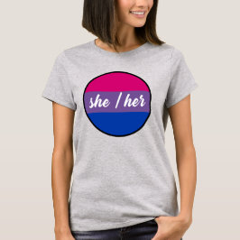 Bisexuelle Frau/ihr T - Shirt