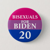 Bisexuelle für den Knopf Biden Button (Vorderseite)